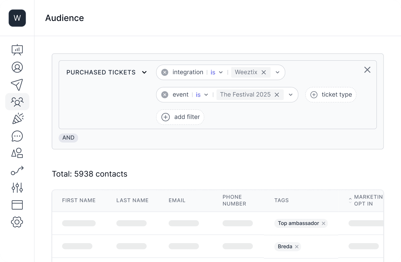 All your fan data, in once place All your fan data, in once place